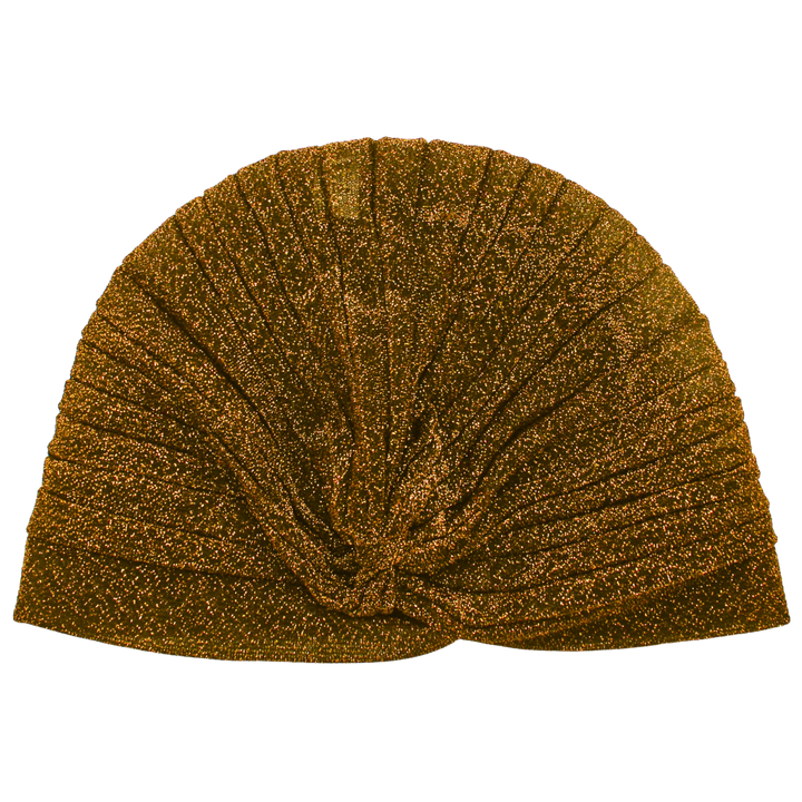 CRT - Semi-Sheer Shimmery Pleated Turban