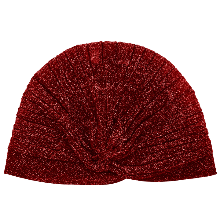 CRT - Semi-Sheer Shimmery Pleated Turban