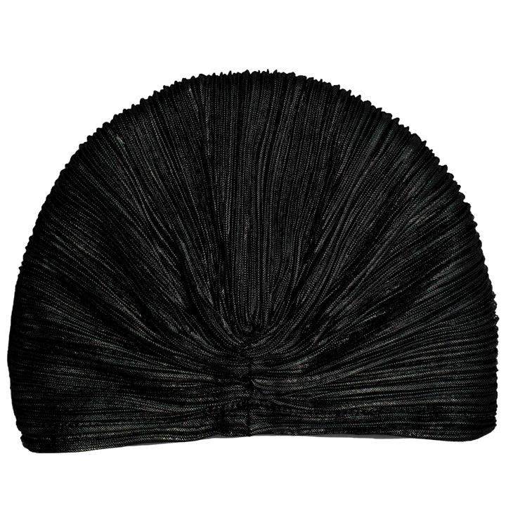 CRT - Metallic Beaded Flower Runway Turban
