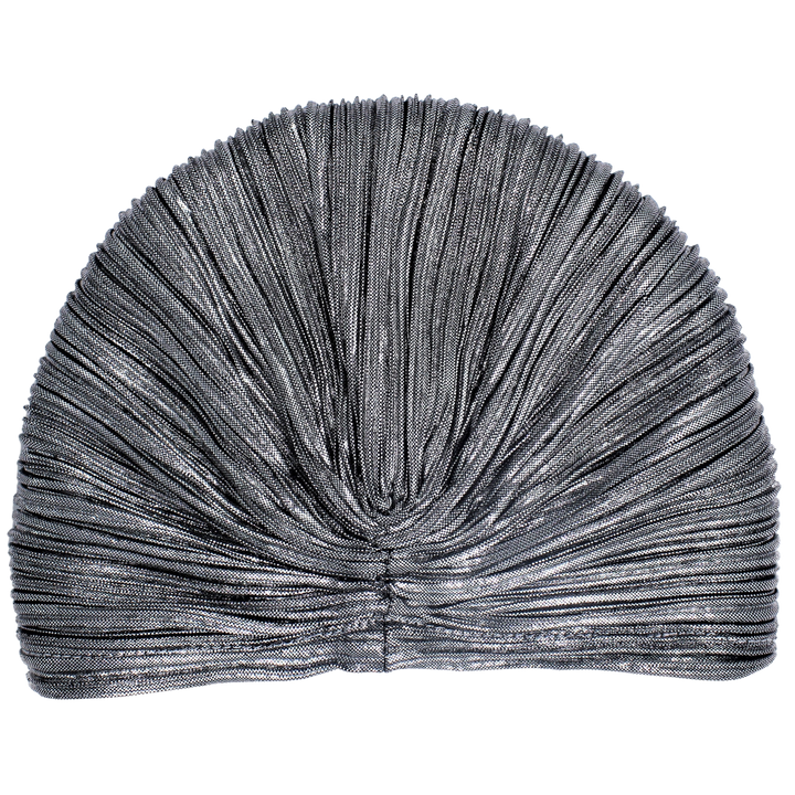 CRT - Metallic Beaded Flower Runway Turban