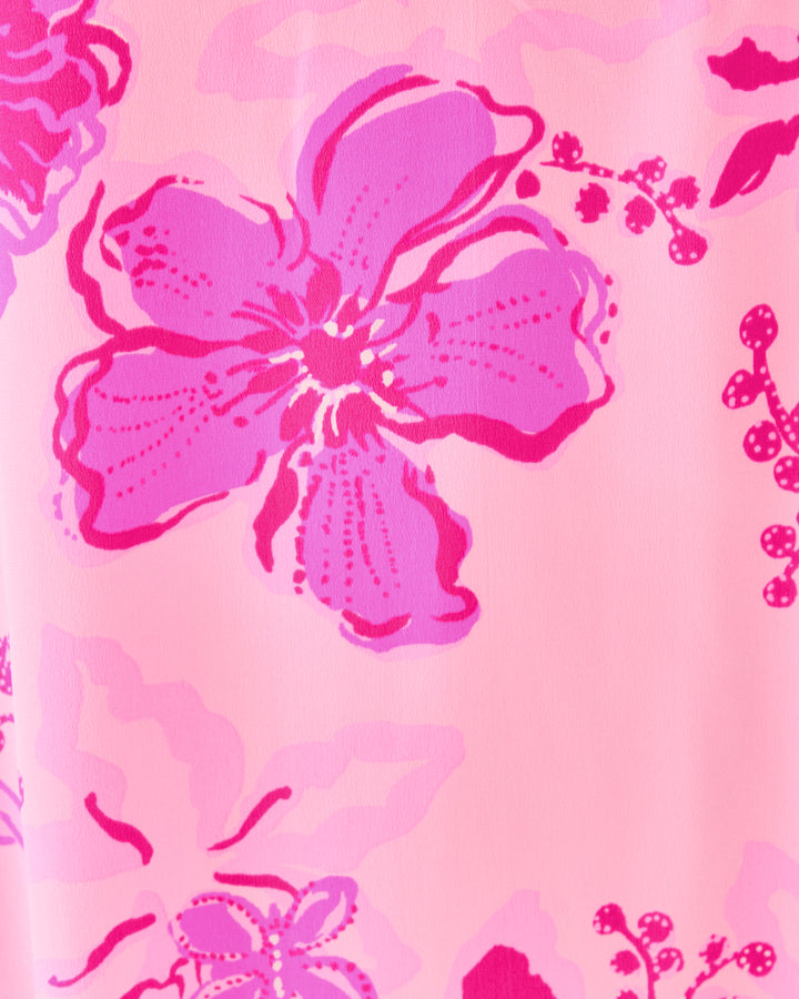 Levy V-Neck Silk Maxi Caftan