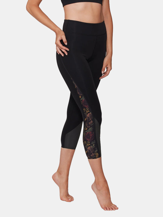 Fearless vintage floral crop legging