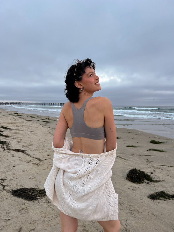 Glide Cotton Racerback Bralette
