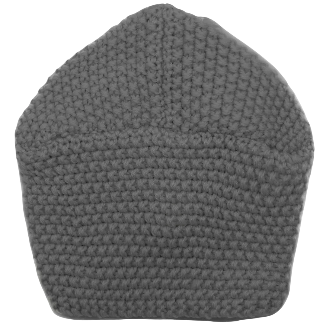 CRT - Knit Turban Feathers Pearls