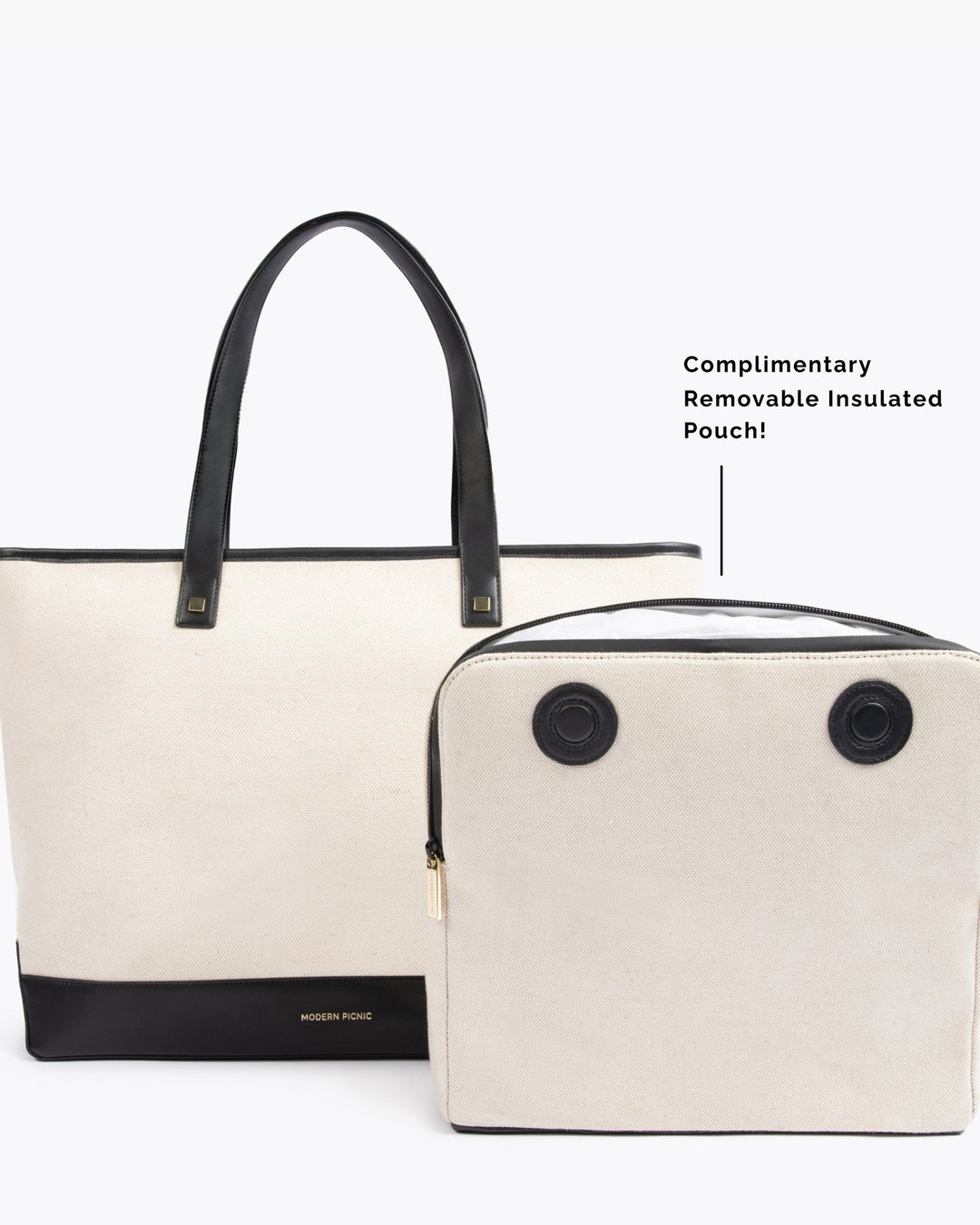 THE TOTE - BLACK CANVAS