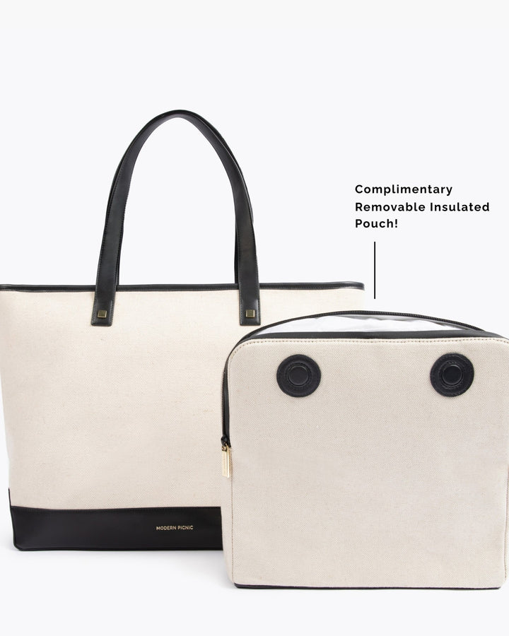 THE TOTE - BLACK CANVAS