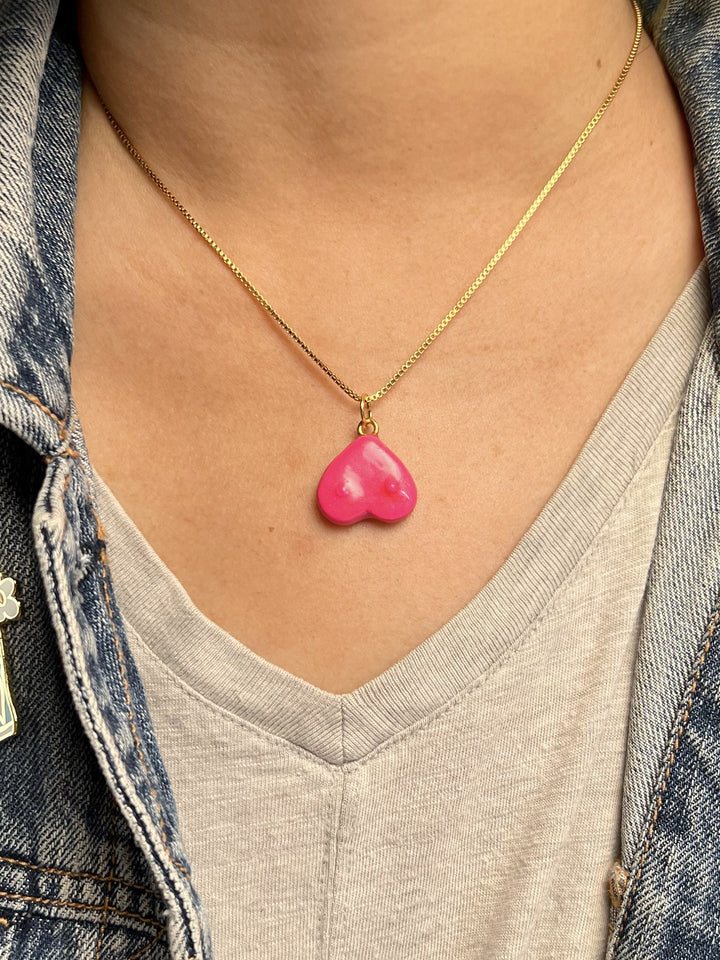 Heart Boob Necklace