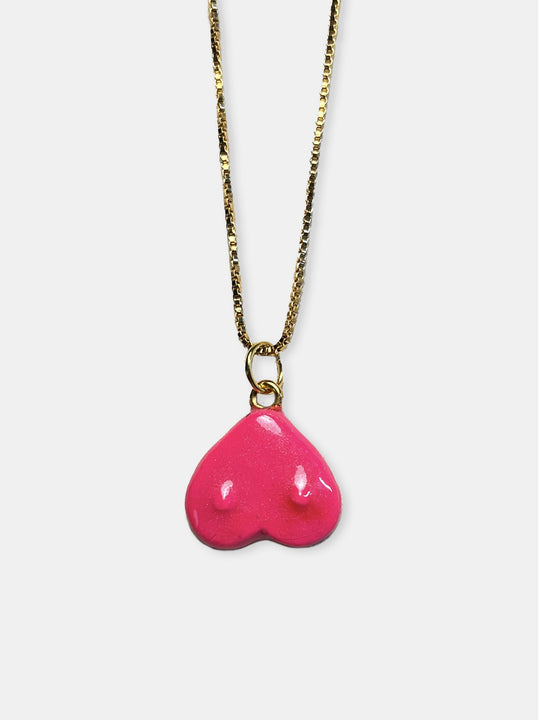 Heart Boob Necklace