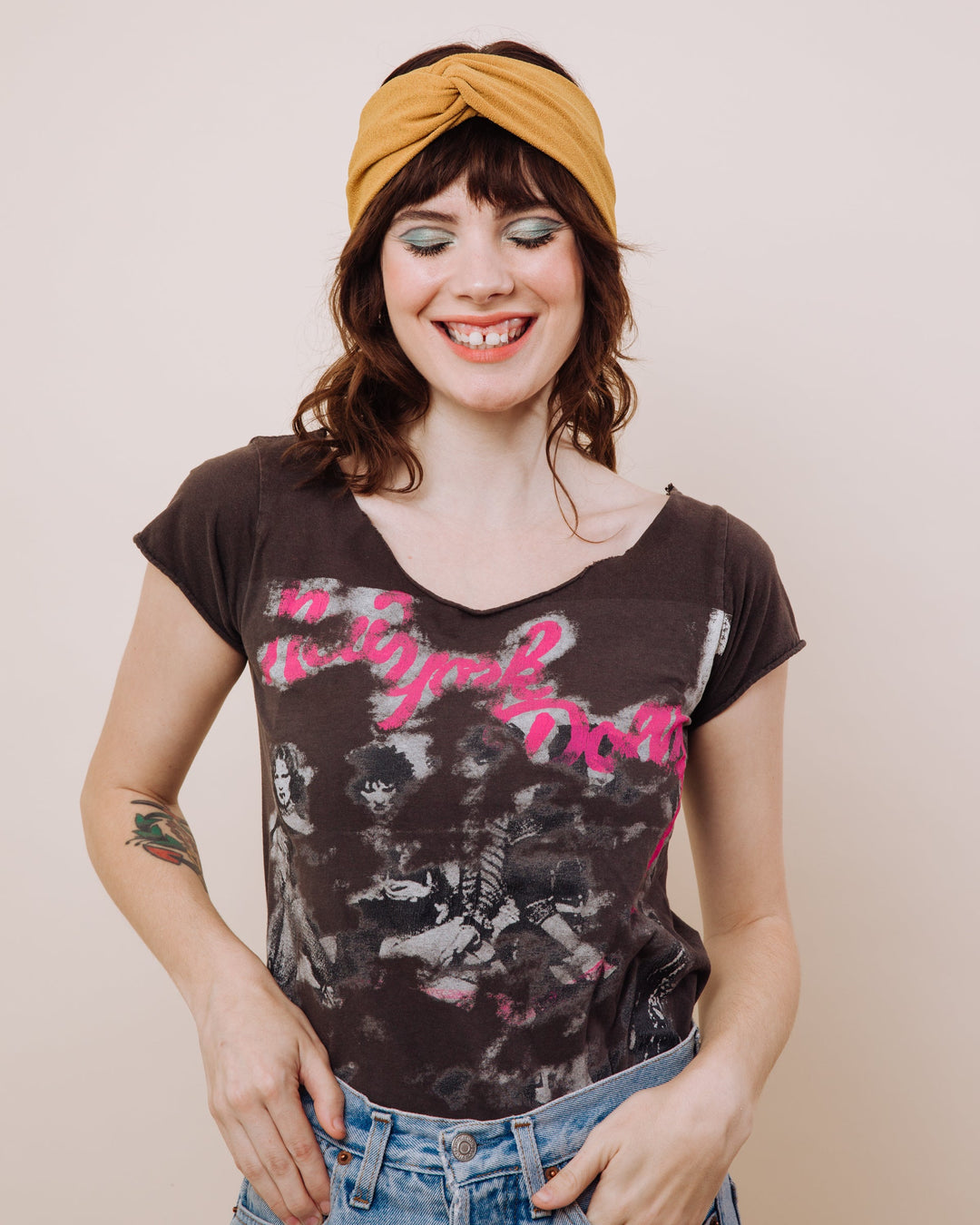 Jolene Mustard - Turban Headband