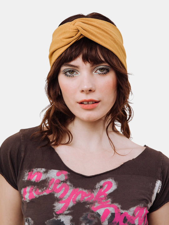 Jolene Mustard - Turban Headband