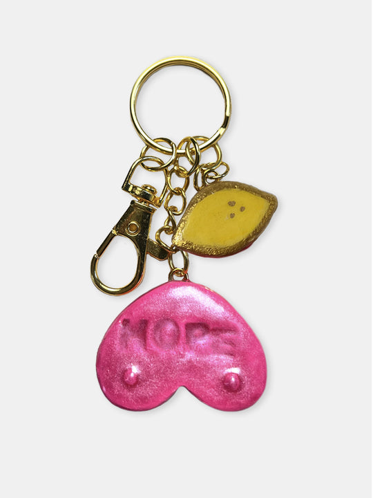 Heart Boob "Hope" Keychain