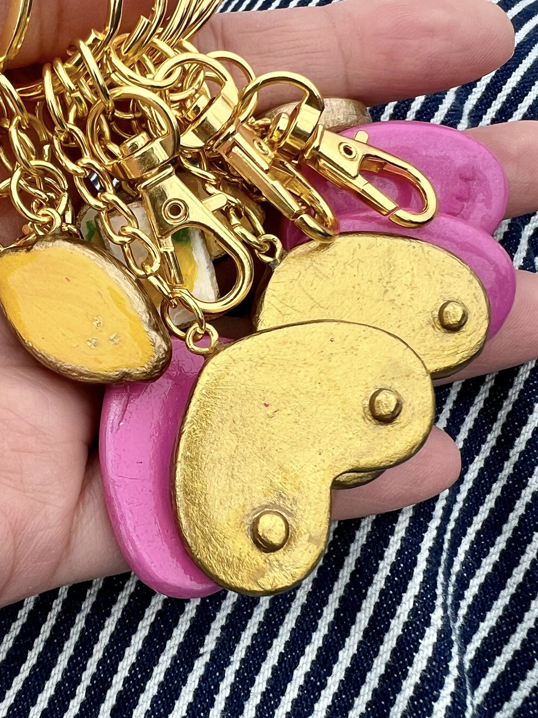 Heart Boob Keychain