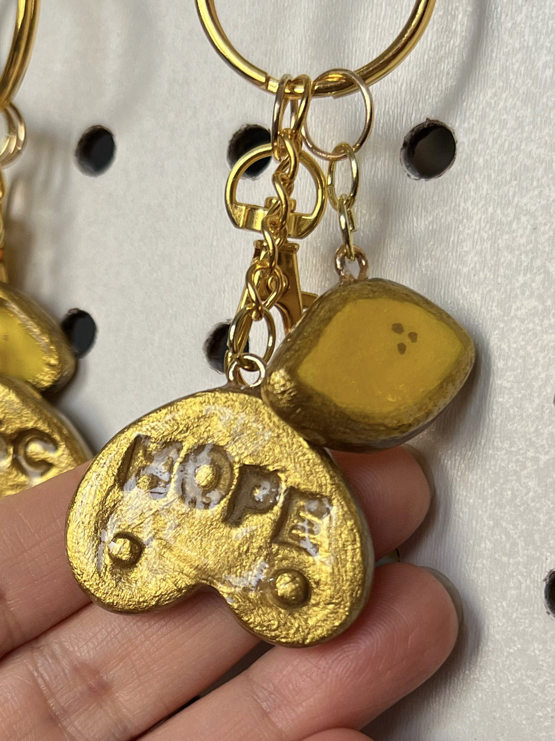 Heart Boob "Hope" Keychain