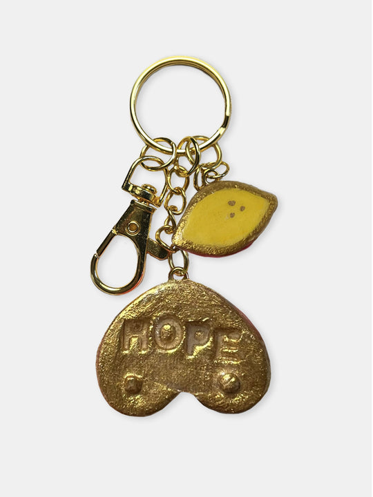 Heart Boob "Hope" Keychain