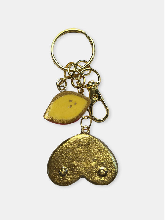 Heart Boob Keychain