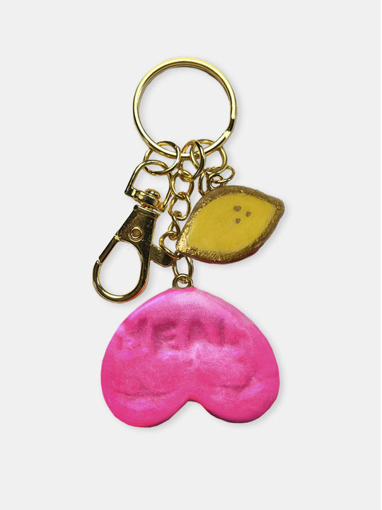 Heart Boob "Heal" Resilience Keychain