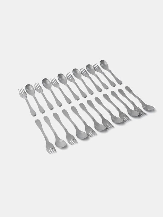 KNORK Eco 24 Pack Bamboo Flatware Set