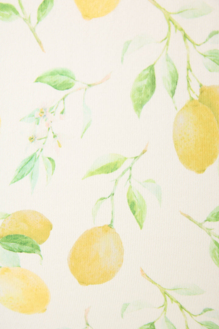 La Dolce Spritz Lemon Zest Short Sleeve Top