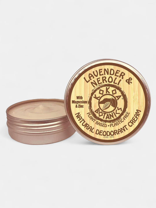 Lavender & Neroli - Natural Deodorant Cream - Aluminum-Free - 2 oz