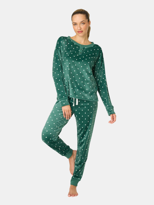 Let's Get Toasty Dot Print Pants Set