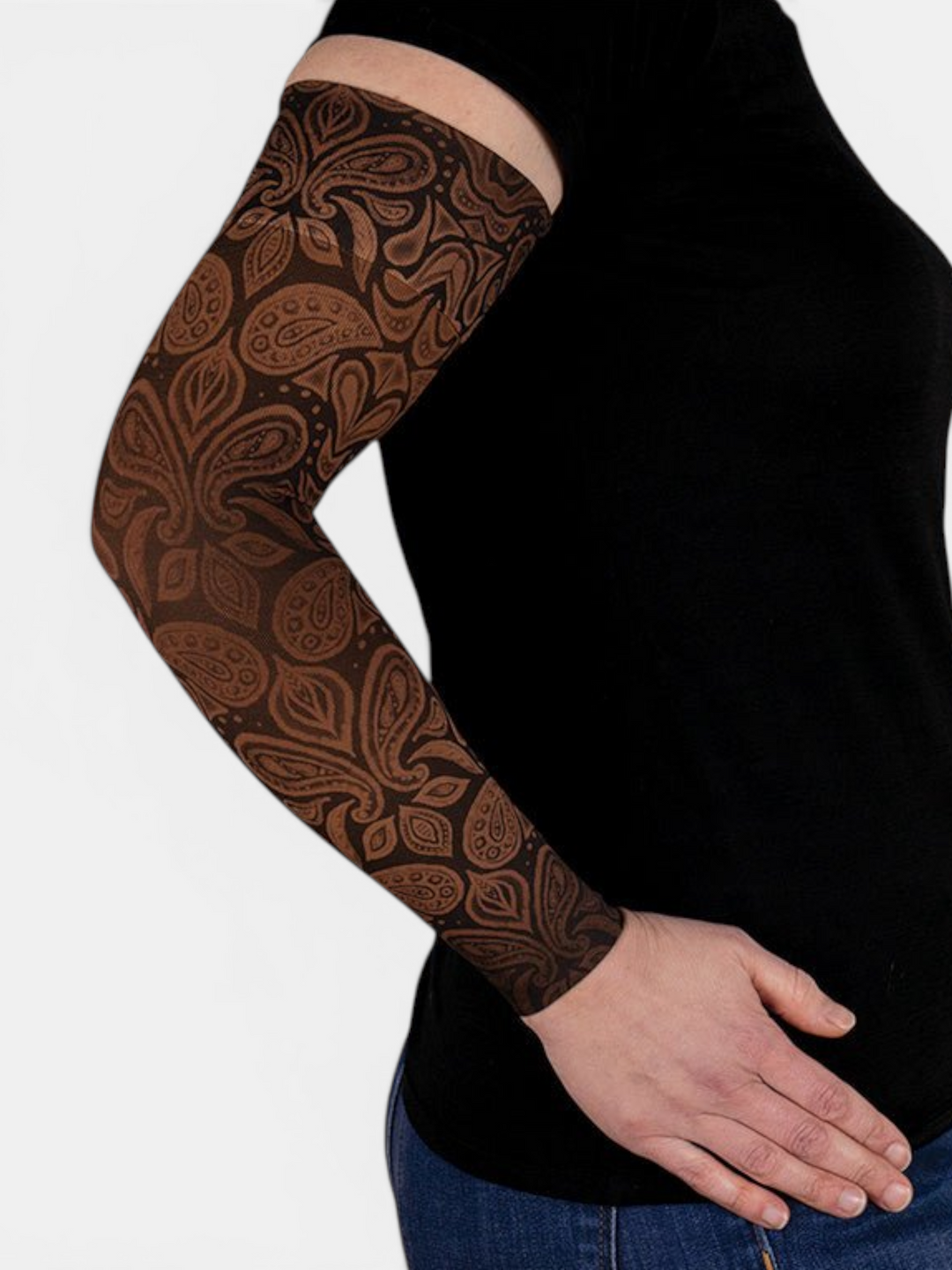 Casbah Mocha Gradient Compression Arm Sleeve