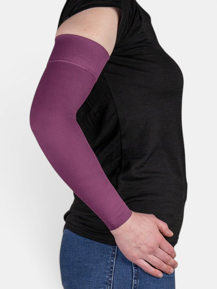Purple Gradient Compression Arm Sleeve