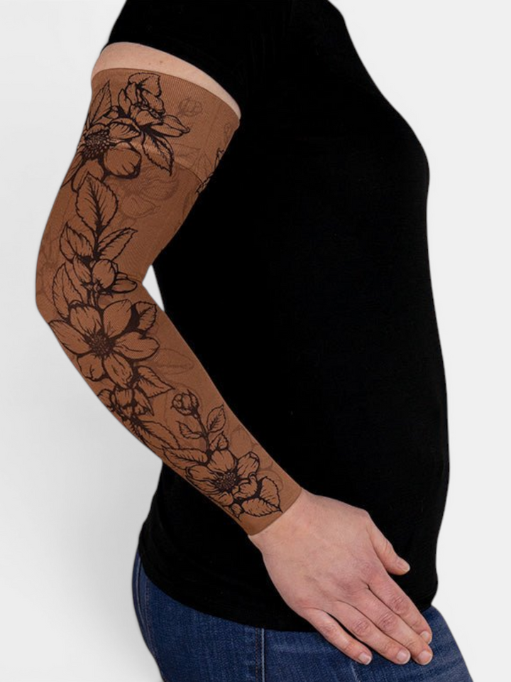 Carolina Mocha Gradient Compression Arm Sleeve