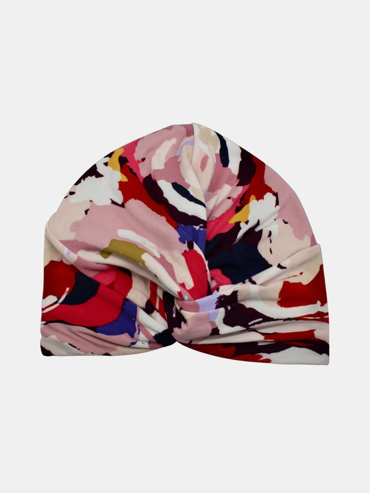 CRT - Modern Floral Twist Knot Turban