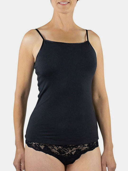 Maia Sustainable Jersey Cami, Black
