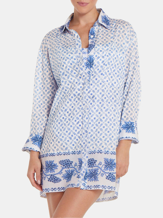 Marie Shirt Dress in Santorini Dots