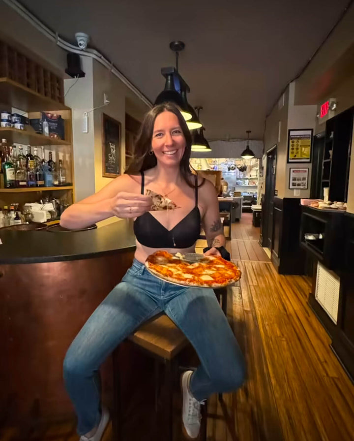 Moonrise T-Shirt Bra For Mastectomy Lumpectomy Black