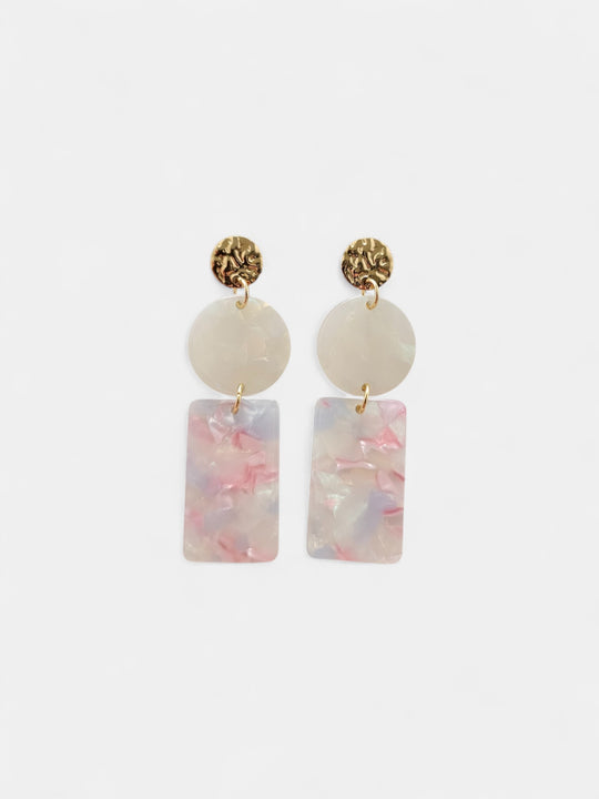 Nora Earrings - Iridescent Pastel
