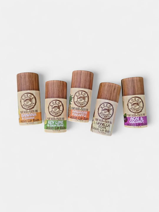Organic Lip Balm Gift Set - Eco Friendly Essentials - Plastic Free