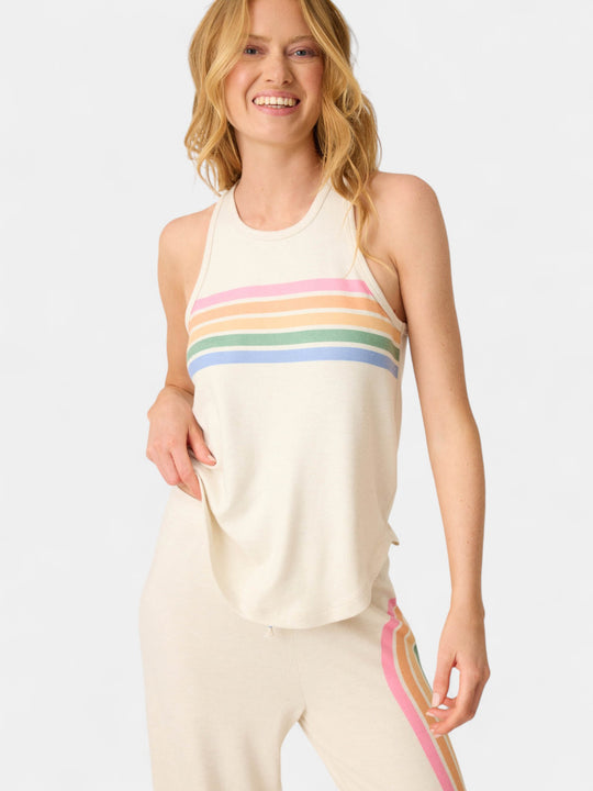Over The Rainbow Racerback Tank Top