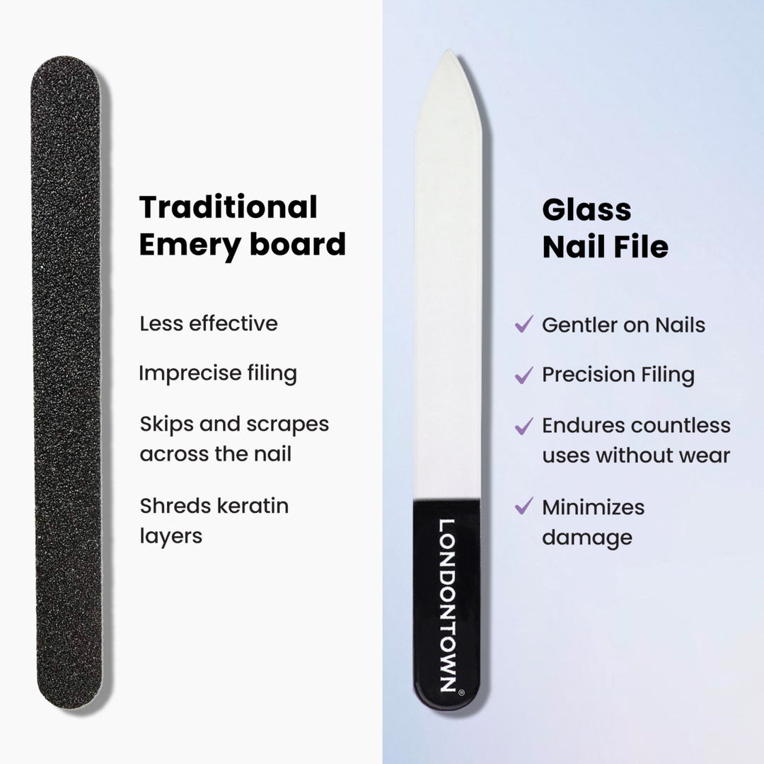 Lilac Glass Nail File