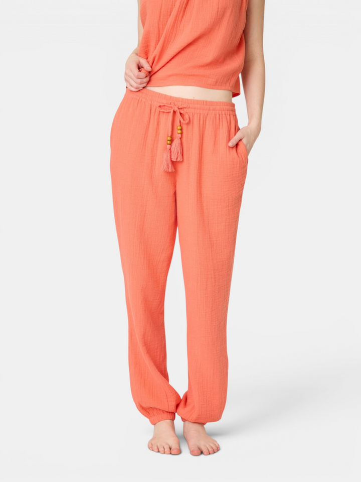 Sea You in Capri Hot Coral Pants