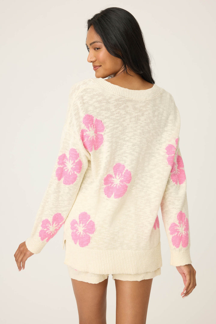 Bali Bay Floral Knit Sweater