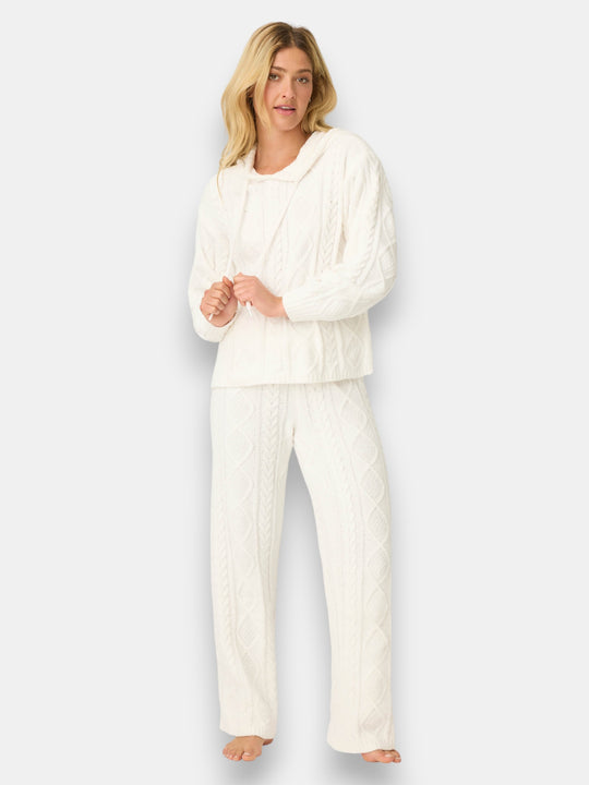 Chenille Cable Knit Lounge Set
