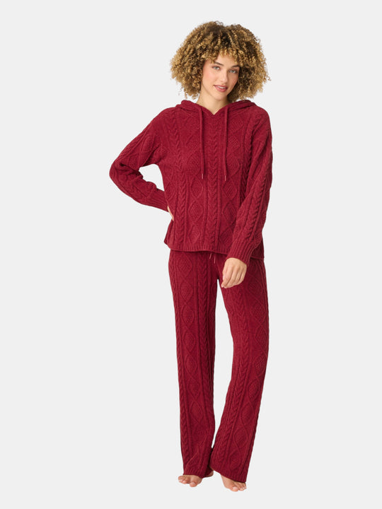 Chenille Cable Knit Lounge Set