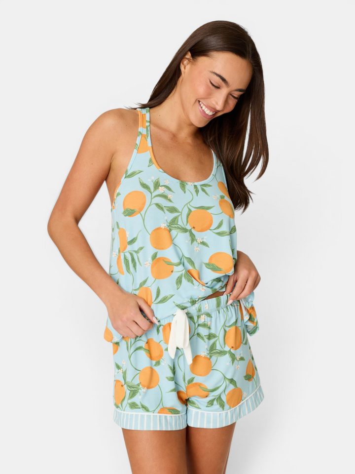 Citrus Dreams Morning Squeeze Short PJ Set