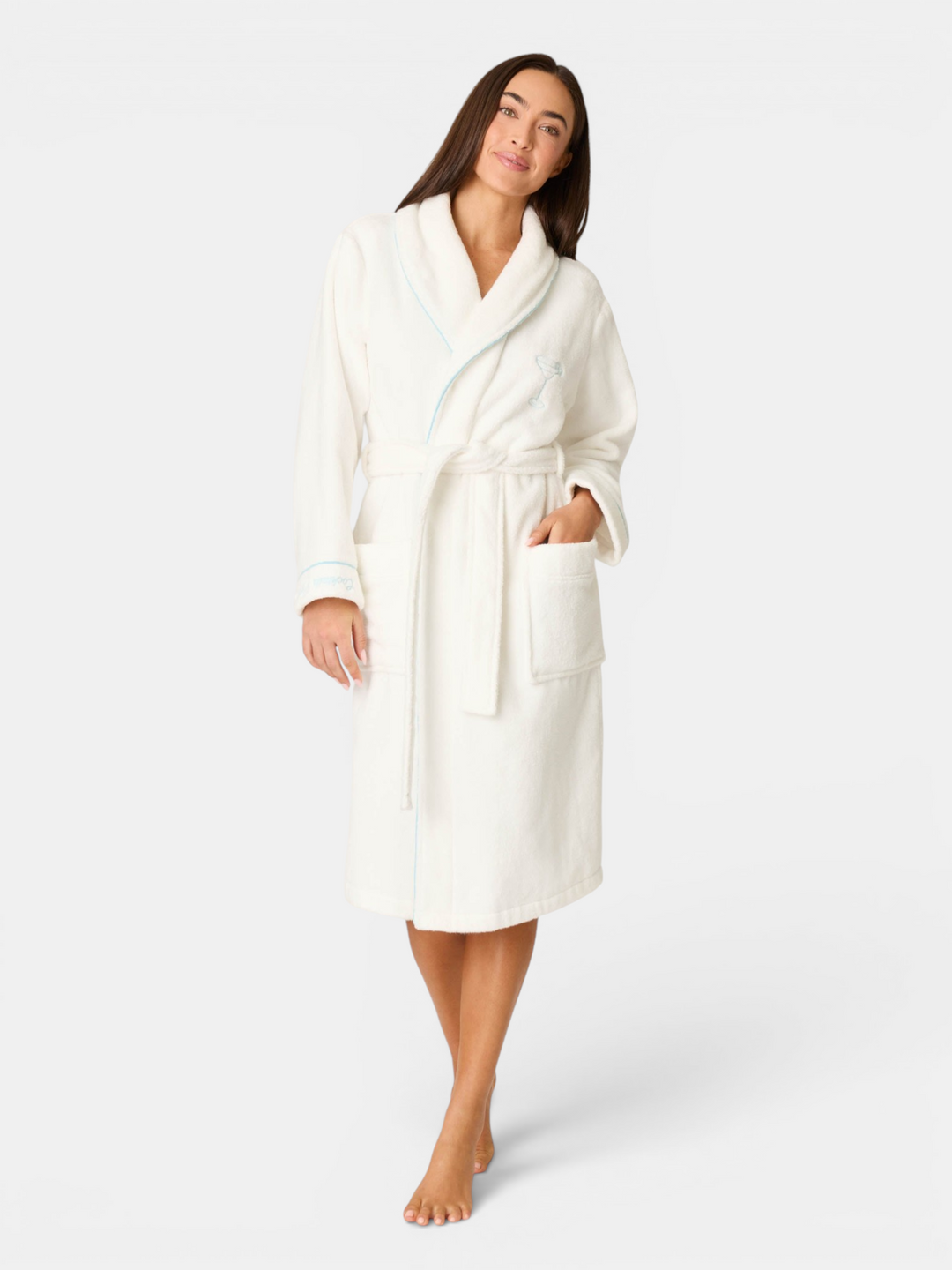 Playful Terry Happy Hour Robe