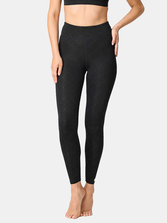 Radiant Full Length Legging in black silicon dot grid