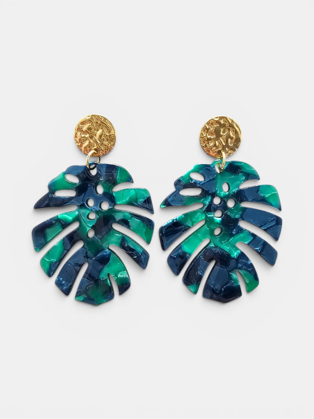 Leilani Earrings - Dark Green