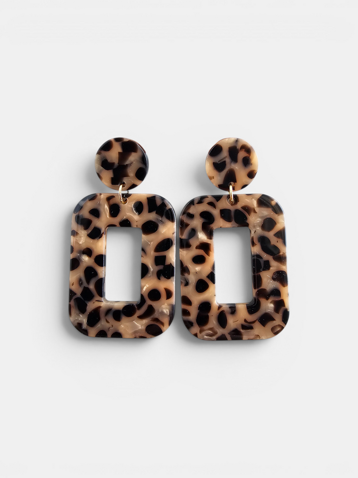 Margot Earrings - Cheetah