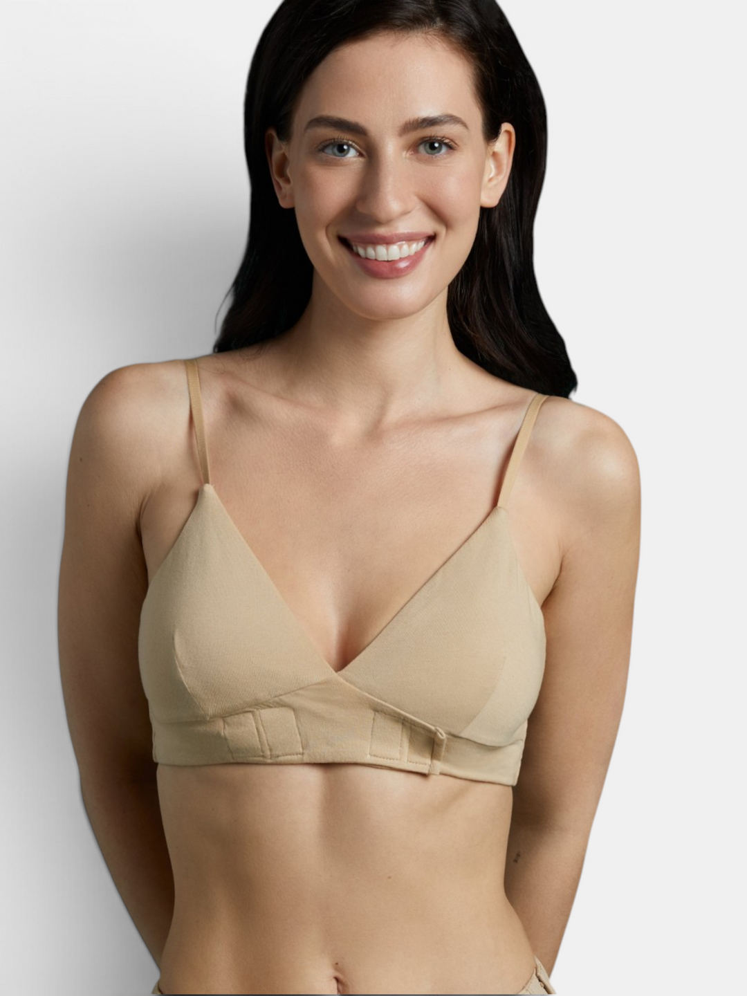 Front Fastening Bra with VELCRO® Brand Fasteners