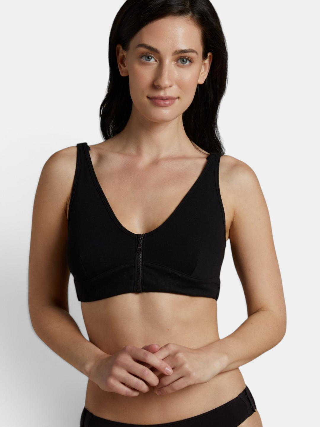 Wireless Zip Front Bra