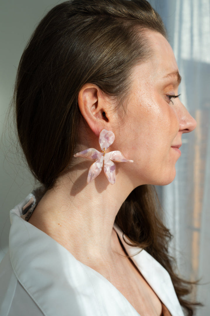 Jasmine Earrings - Ballet Slipper