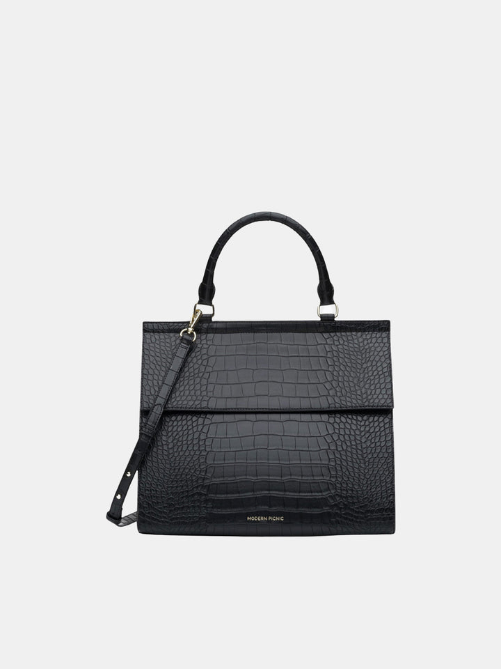 THE LARGE LUNCHER - BLACK CROC