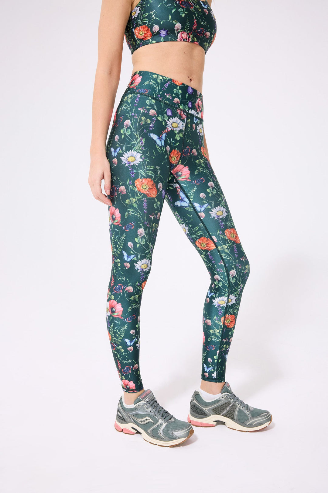 Hi-Shine Leggings in Butterfly Floral