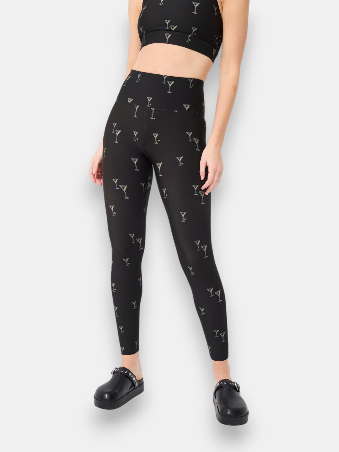 DuoKnit Leggings in Dirty Martini